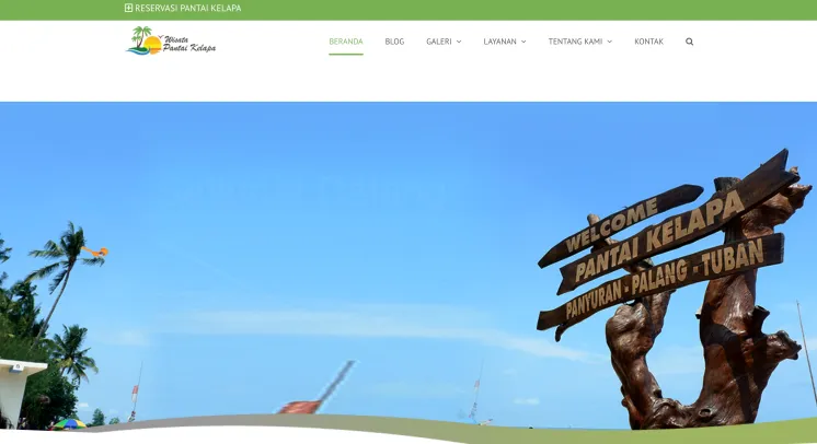 website pantai kelapa